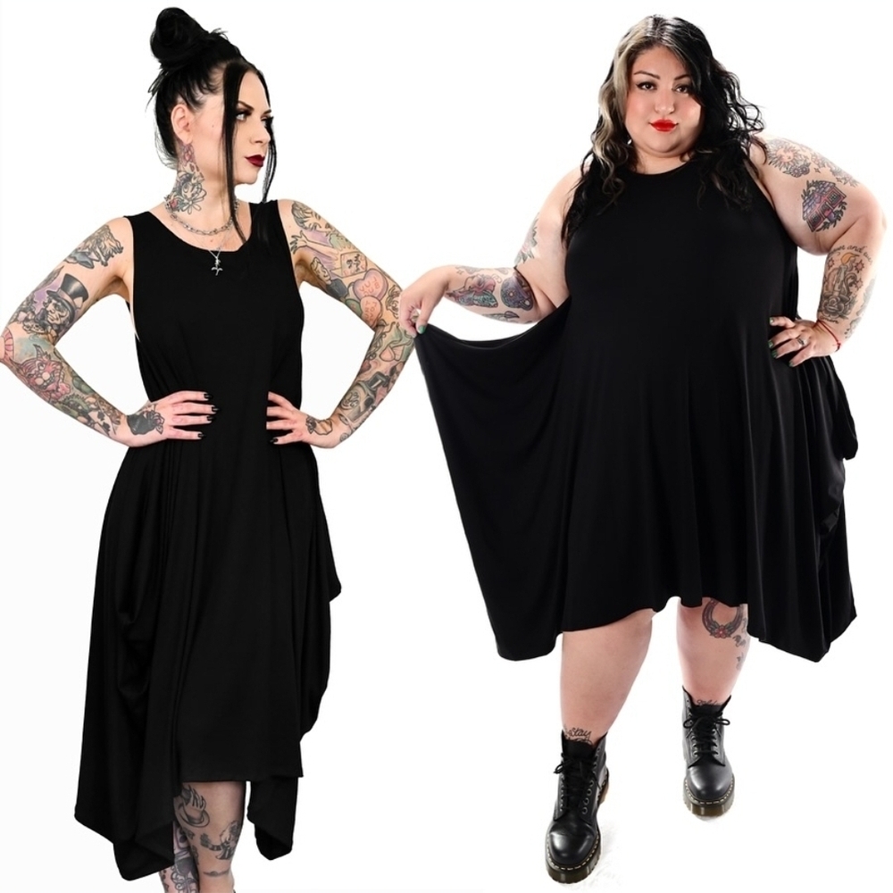 Foxblood Drapey Dress
